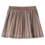 Kinder-Faltenrock mit braunem und rosa Glitzer 116 von vidaXL, Kinderhosen - Ref: Foro24-14556, Preis: 12,96 €, Rabatt: %