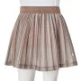 Falda plisada infantil con purpurina marrón y rosa 116 de vidaXL, Pantalones de niños - Ref: Foro24-14556, Precio: 12,96 €, D...