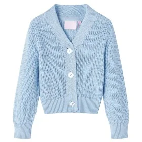 Strickjacke für Kinder in Blau 116 von vidaXL, Oberbekleidung für Kinder - Ref: Foro24-14582, Preis: 13,42 €, Rabatt: %