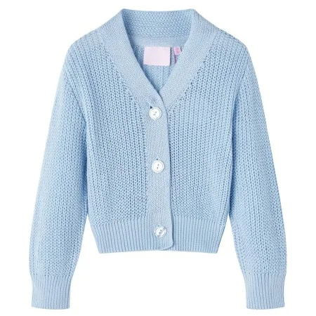 Rebeca infantil de punto azul 116 de vidaXL, Ropa de abrigo para niños - Ref: Foro24-14582, Precio: 13,42 €, Descuento: %