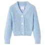 Rebeca infantil de punto azul 116 de vidaXL, Ropa de abrigo para niños - Ref: Foro24-14582, Precio: 13,42 €, Descuento: %