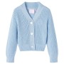 Strickjacke für Kinder in Blau 116 von vidaXL, Oberbekleidung für Kinder - Ref: Foro24-14582, Preis: 13,55 €, Rabatt: %