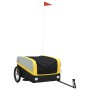 Fahrradanhänger aus schwarzem und gelbem Eisen 45 kg von vidaXL, Fahrradanhänger - Ref: Foro24-94043, Preis: 81,90 €, Rabatt: %