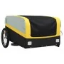 Fahrradanhänger aus schwarzem und gelbem Eisen 45 kg von vidaXL, Fahrradanhänger - Ref: Foro24-94043, Preis: 80,53 €, Rabatt: %