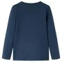 Marineblau meliertes Langarm-T-Shirt für Kinder 116 von vidaXL, Kinder-T-Shirts - Ref: Foro24-12701, Preis: 8,30 €, Rabatt: %