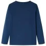 Marineblaues Langarm-T-Shirt für Kinder 116 von vidaXL, Kinder-T-Shirts - Ref: Foro24-12811, Preis: 9,55 €, Rabatt: %
