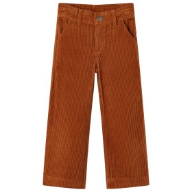 Pantalón infantil pana color coñac 116 de vidaXL, Pantalones de niños - Ref: Foro24-13931, Precio: 12,49 €