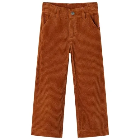 Child's corduroy pants in cognac color, size 116. by vidaXL, kids pants - Ref: Foro24-13931, Price: 12,37 €, Discount: %