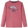 Langarm-Kinder-T-Shirt dunkelrot 92 von vidaXL, Kinder-T-Shirts - Ref: Foro24-12864, Preis: 8,30 €, Rabatt: %