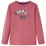 Dunkelrotes langärmeliges Kinder-T-Shirt 116 von vidaXL, Kinder-T-Shirts - Ref: Foro24-12866, Preis: 8,30 €, Rabatt: %