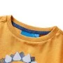 Dunkelockerfarbenes, langärmliges Kinder-T-Shirt 140 von vidaXL, Kinder-T-Shirts - Ref: Foro24-12858, Preis: 8,30 €, Rabatt: %