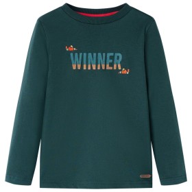 Dunkelgrünes Langarm-T-Shirt für Kinder 104 von vidaXL, Kinder-T-Shirts - Ref: Foro24-12900, Preis: 8,39 €, Rabatt: %