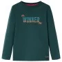 Dunkelgrünes Langarm-T-Shirt für Kinder 104 von vidaXL, Kinder-T-Shirts - Ref: Foro24-12900, Preis: 8,30 €, Rabatt: %