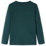 Camiseta infantil de manga larga verde oscuro 128 by vidaXL, Kids T-shirts - Ref: Foro24-12902, Price: 8,39 €, Discount: %