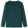 Langärmeliges dunkelgrünes Kinder-T-Shirt in Größe 128. von vidaXL, Kinder-T-Shirts - Ref: Foro24-12902, Preis: 8,30 €, Rabat...