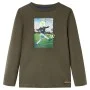 Kinder-T-Shirt mit langen Ärmeln khaki 92 von vidaXL, Kinder-T-Shirts - Ref: Foro24-12734, Preis: 8,52 €, Rabatt: %
