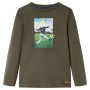 Kinder-T-Shirt mit langen Ärmeln khaki 92 von vidaXL, Kinder-T-Shirts - Ref: Foro24-12734, Preis: 8,60 €, Rabatt: %