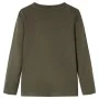 Kinder-T-Shirt mit langen Ärmeln khaki 92 von vidaXL, Kinder-T-Shirts - Ref: Foro24-12734, Preis: 8,52 €, Rabatt: %