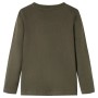 Kinder-T-Shirt mit langen Ärmeln khaki 92 von vidaXL, Kinder-T-Shirts - Ref: Foro24-12734, Preis: 8,60 €, Rabatt: %