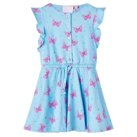 Ärmelloses Kinderkleid mit blauen Knöpfen 104 von vidaXL, Kinderkleider - Ref: Foro24-14678, Preis: 17,25 €, Rabatt: %