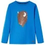 Langarm-Kinder-T-Shirt Kobaltblau 140 von vidaXL, Kinder-T-Shirts - Ref: Foro24-13008, Preis: 8,30 €, Rabatt: %