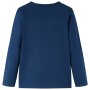 Marineblaues Langarm-T-Shirt für Kinder 116 von vidaXL, Kinder-T-Shirts - Ref: Foro24-13036, Preis: 8,39 €, Rabatt: %