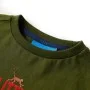 Dunkelkhakifarbenes, langärmliges Kinder-T-Shirt 116 von vidaXL, Kinder-T-Shirts - Ref: Foro24-13041, Preis: 8,30 €, Rabatt: %