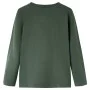 Dunkelgrünes Langarm-T-Shirt für Kinder 92 von vidaXL, Kinder-T-Shirts - Ref: Foro24-13069, Preis: 8,30 €, Rabatt: %