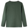 Dunkelgrünes Langarm-T-Shirt für Kinder 92 von vidaXL, Kinder-T-Shirts - Ref: Foro24-13069, Preis: 8,39 €, Rabatt: %