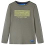 Khakifarbenes Langarm-T-Shirt für Kinder 104 von vidaXL, Kinder-T-Shirts - Ref: Foro24-13110, Preis: 8,39 €, Rabatt: %