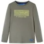 Khaki Langarm-T-Shirt für Kinder 128 von vidaXL, Kinder-T-Shirts - Ref: Foro24-13112, Preis: 8,30 €, Rabatt: %