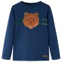 Marineblaues Langarm-T-Shirt für Kinder 92 von vidaXL, Kinder-T-Shirts - Ref: Foro24-13119, Preis: 8,66 €, Rabatt: %