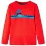 Langarm-Kinder-T-Shirt rot 116 von vidaXL, Kinder-T-Shirts - Ref: Foro24-13296, Preis: 8,59 €, Rabatt: %