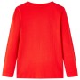 Camiseta infantil de manga larga rojo 116 de vidaXL, Camisetas para niños - Ref: Foro24-13296, Precio: 8,66 €