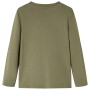 Khakifarbenes Langarm-T-Shirt für Kinder 92 von vidaXL, Kinder-T-Shirts - Ref: Foro24-13434, Preis: 7,93 €, Rabatt: %
