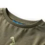 Khakifarbenes Langarm-T-Shirt für Kinder 116 von vidaXL, Kinder-T-Shirts - Ref: Foro24-13436, Preis: 7,85 €, Rabatt: %