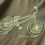 Camiseta infantil de manga larga caqui 116