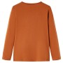Langärmeliges Cognac Kinder-T-Shirt 140 von vidaXL, Kinder-T-Shirts - Ref: Foro24-14053, Preis: 11,95 €, Rabatt: %