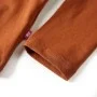 Langärmeliges Cognac Kinder-T-Shirt 140 von vidaXL, Kinder-T-Shirts - Ref: Foro24-14053, Preis: 11,79 €, Rabatt: %