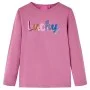 Camiseta infantil de manga larga color frambuesa 104 de vidaXL, Camisetas para niños - Ref: Foro24-14070, Precio: 8,77 €, Des...