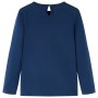 Marineblaues Langarm-T-Shirt für Kinder 116 von vidaXL, Kinder-T-Shirts - Ref: Foro24-14286, Preis: 8,94 €, Rabatt: %