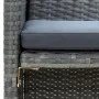 2-seater garden sofa with gray synthetic rattan cushions by vidaXL, Outdoor sofas - Ref: Foro24-43912, Price: 128,15 €, Disco...