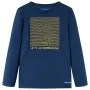 Langärmeliges marineblaues Kinder-T-Shirt 92 von vidaXL, Kinder-T-Shirts - Ref: Foro24-13104, Preis: 8,30 €, Rabatt: %
