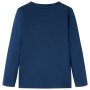 Langärmeliges marineblaues Kinder-T-Shirt 92 von vidaXL, Kinder-T-Shirts - Ref: Foro24-13104, Preis: 8,39 €, Rabatt: %