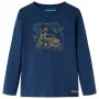 Marineblaues Langarm-T-Shirt für Kinder 128 von vidaXL, Kinder-T-Shirts - Ref: Foro24-13022, Preis: 9,87 €, Rabatt: %