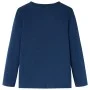 Marineblaues Langarm-T-Shirt für Kinder 128 von vidaXL, Kinder-T-Shirts - Ref: Foro24-13022, Preis: 9,87 €, Rabatt: %