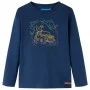 Marineblaues Langarm-T-Shirt für Kinder 104 von vidaXL, Kinder-T-Shirts - Ref: Foro24-13020, Preis: 8,30 €, Rabatt: %