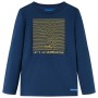 Marineblaues Langarm-T-Shirt für Kinder 116 von vidaXL, Kinder-T-Shirts - Ref: Foro24-13106, Preis: 8,39 €, Rabatt: %