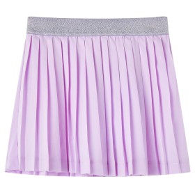 Falda plisada infantil color lila 128