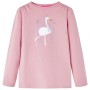 Camiseta infantil de manga larga rosa claro 92 de vidaXL, Camisetas para niños - Ref: Foro24-13689, Precio: 8,87 €